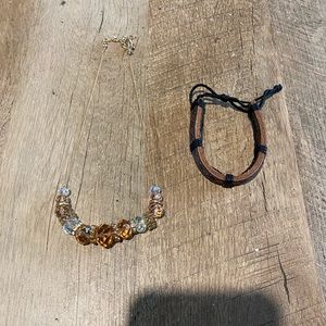 Necklace and bracelet